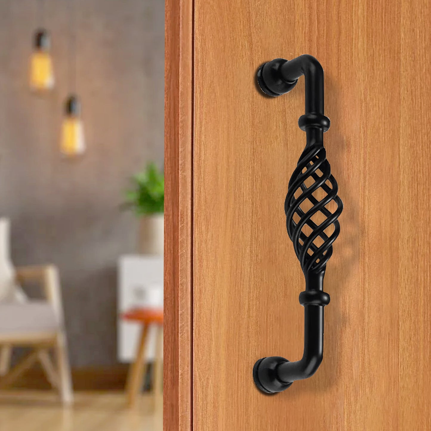 Kitchen Cabinet - Drawer Pulls & Door Furniture Handles in Black ~1330-1