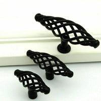 Kitchen Cabinet - Drawer Pulls & Door Furniture Handles in Black ~1330-0