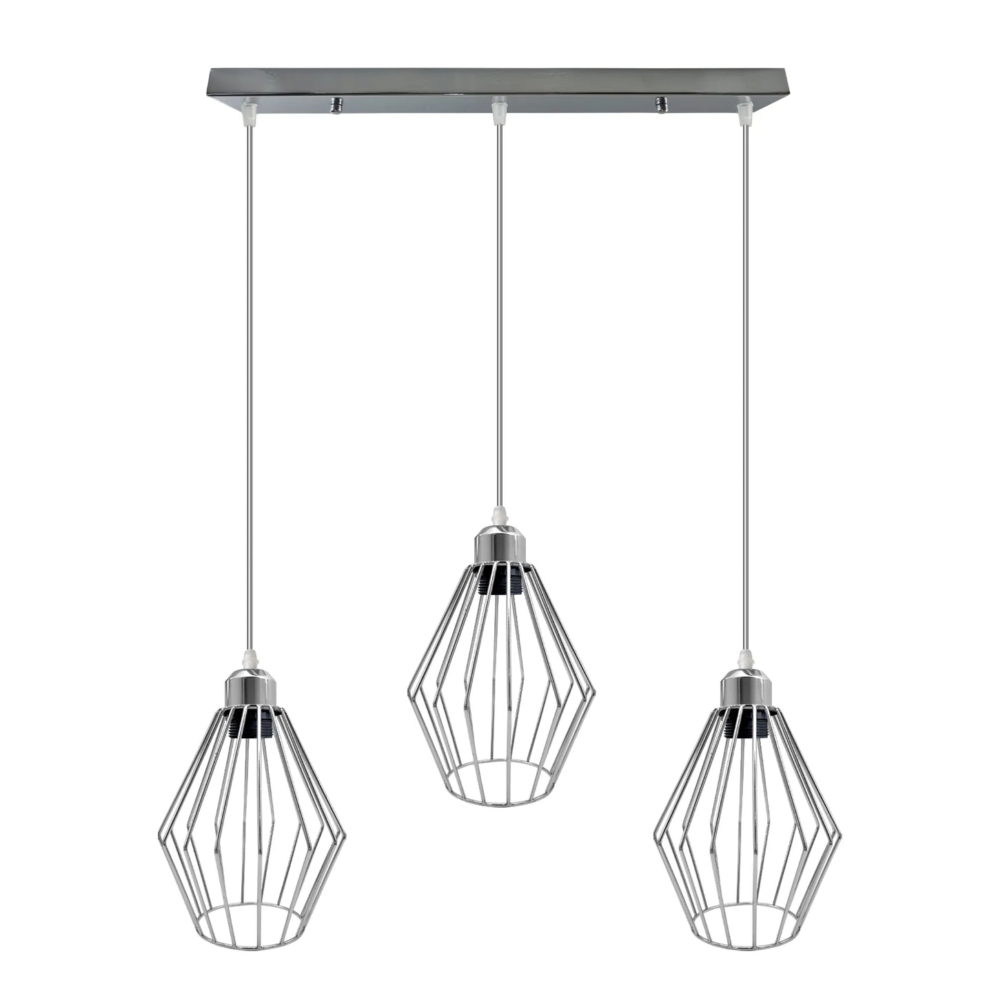 Chrome Wire Cage Ceiling Pendant light~4211-6