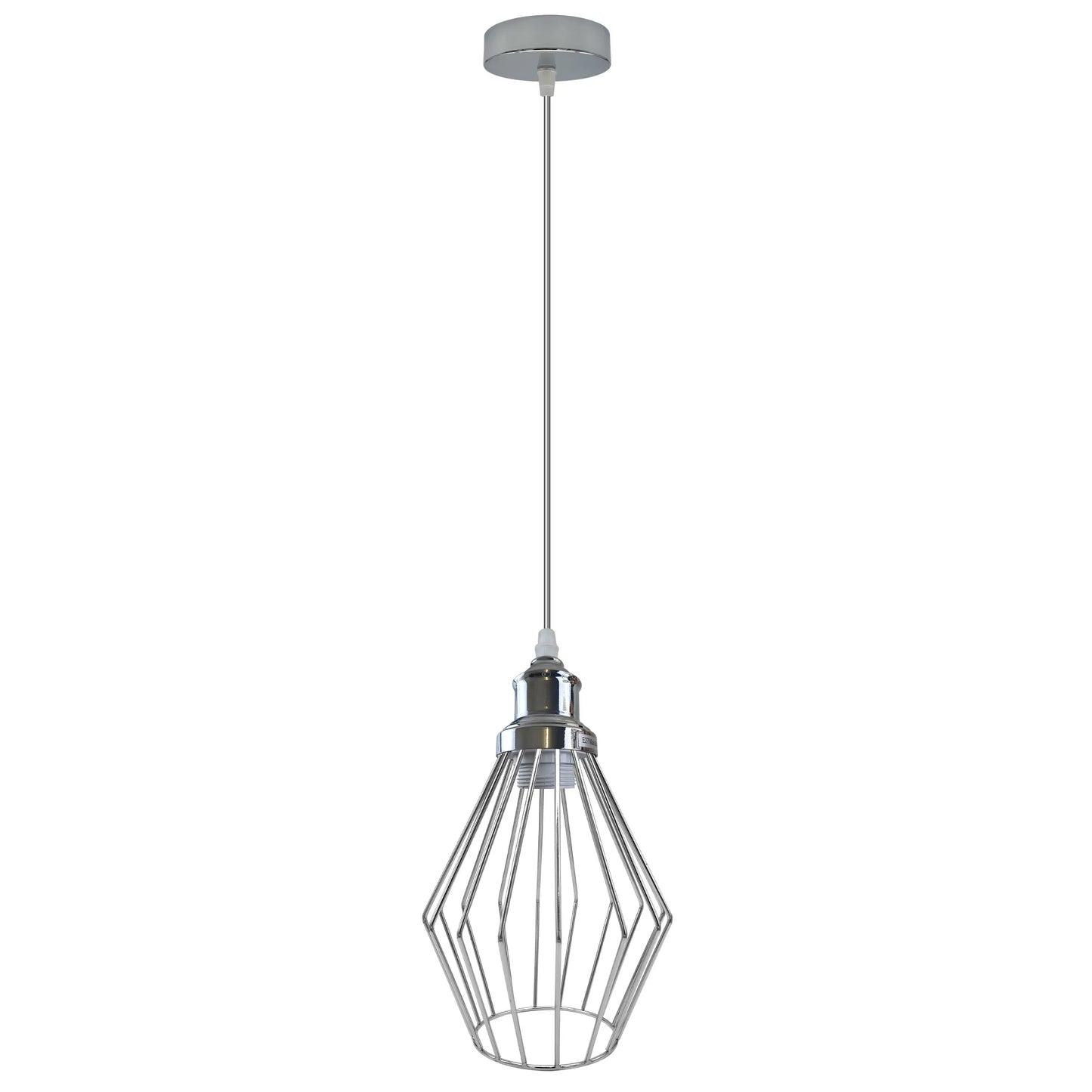 Chrome Wire Cage Ceiling Pendant light~4211-5