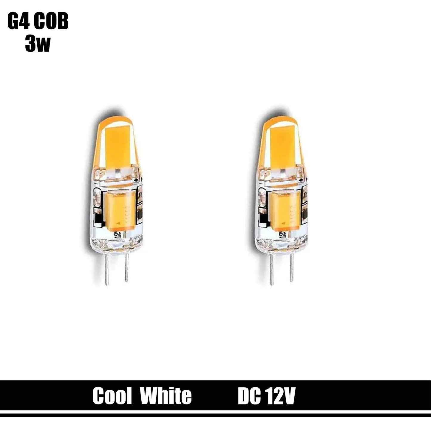 G4 COB LED – 3W Cool White | 12V DC | Replaces Halogen Bulbs~5033-5