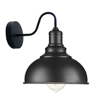 Living Room Black Metal Wall Light Fixture~1852-0