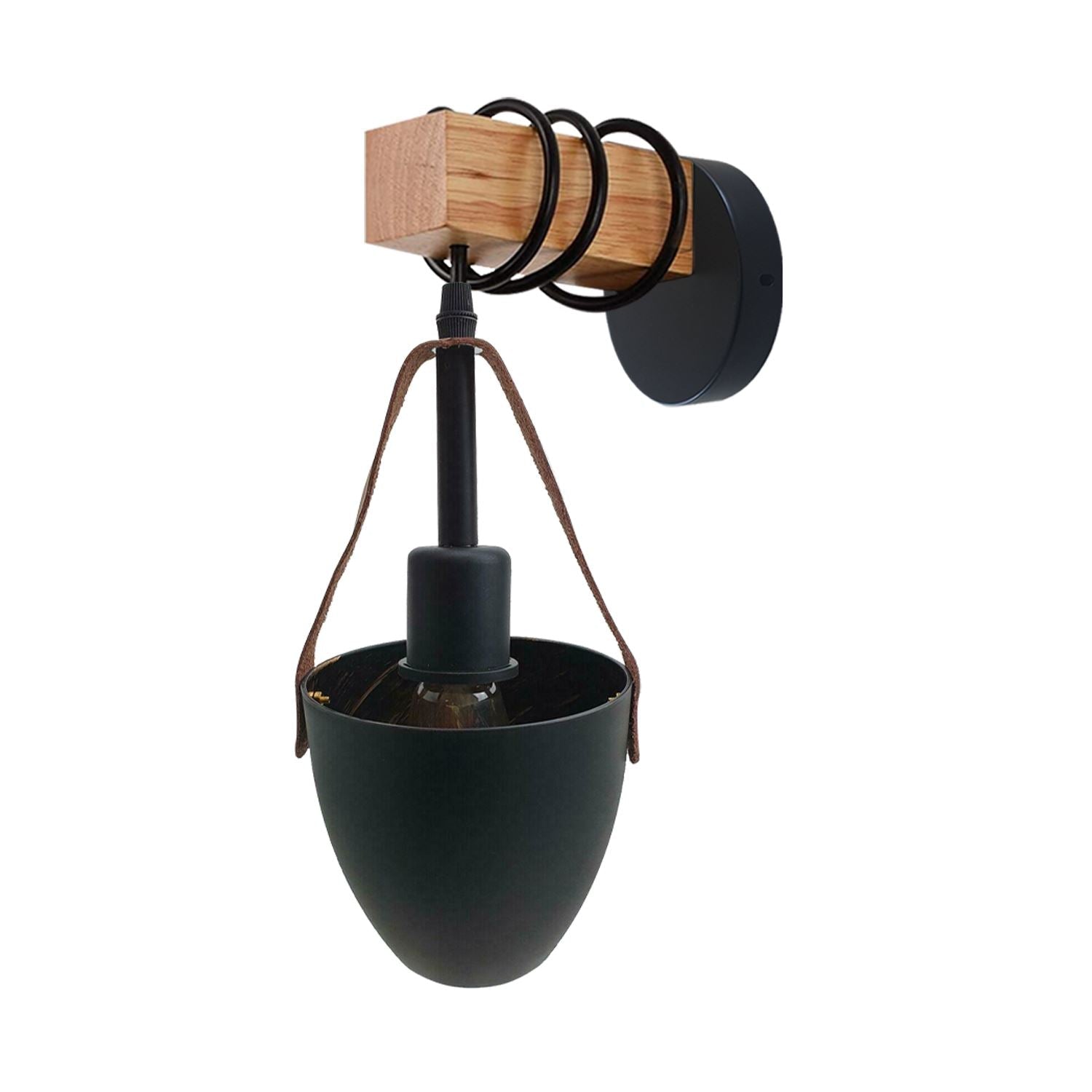 Vintage Wall Lamp Industrial Retro Metal Wood Wall Lights Sconce Lamp Fixture UK~3600-5