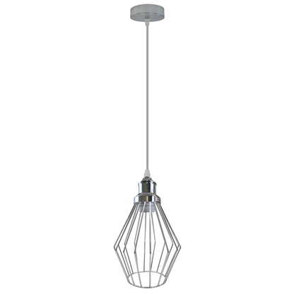 Chrome Wire Cage Ceiling Pendant light~4211-5