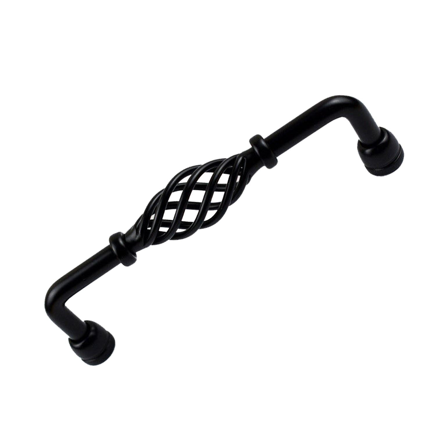 Kitchen Cabinet - Drawer Pulls & Door Furniture Handles in Black ~1330-6