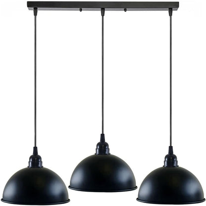 Black 3 light Pendant Light  - Over-Table Kitchen Lighting ~5268-5