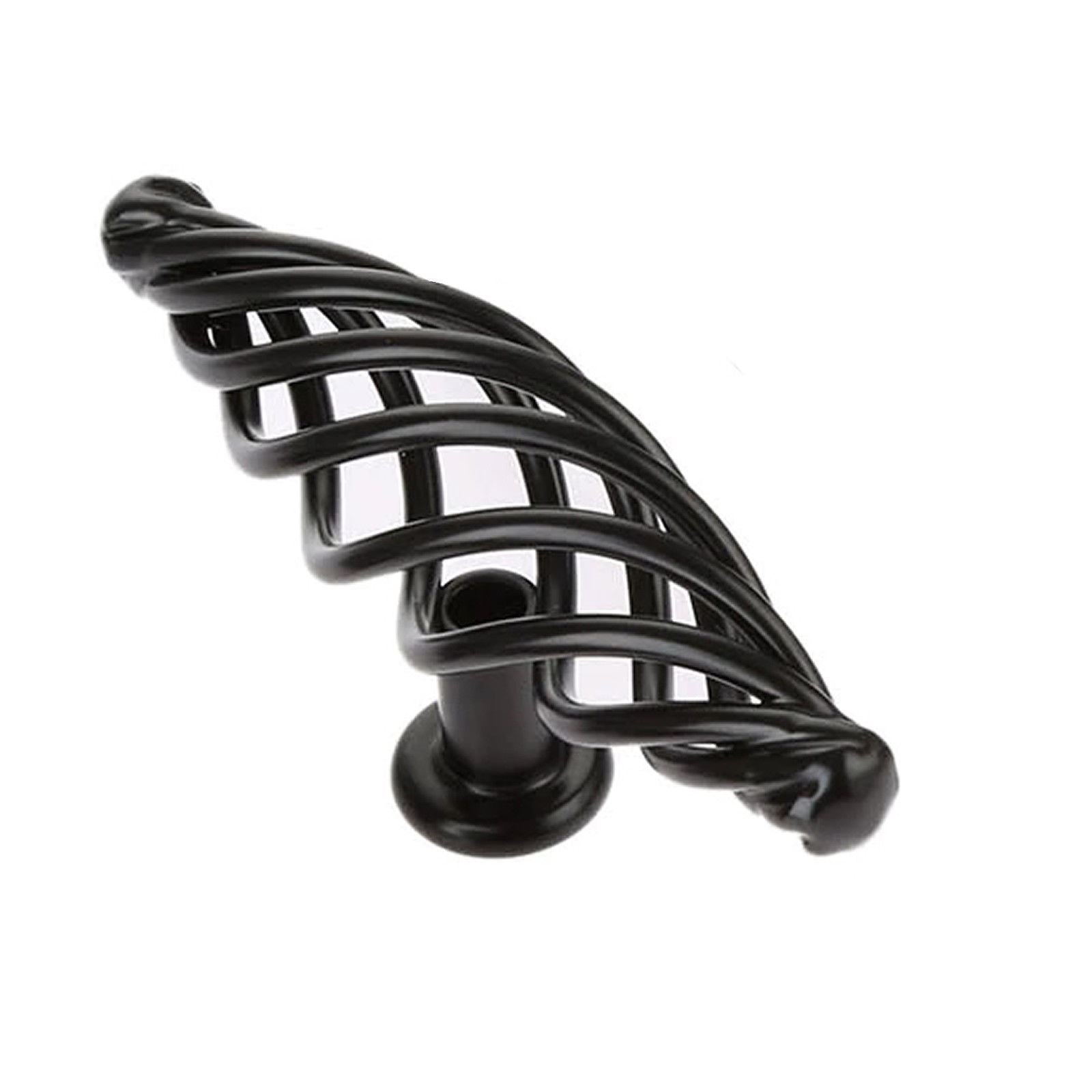 Kitchen Cabinet - Drawer Pulls & Door Furniture Handles in Black ~1330-8