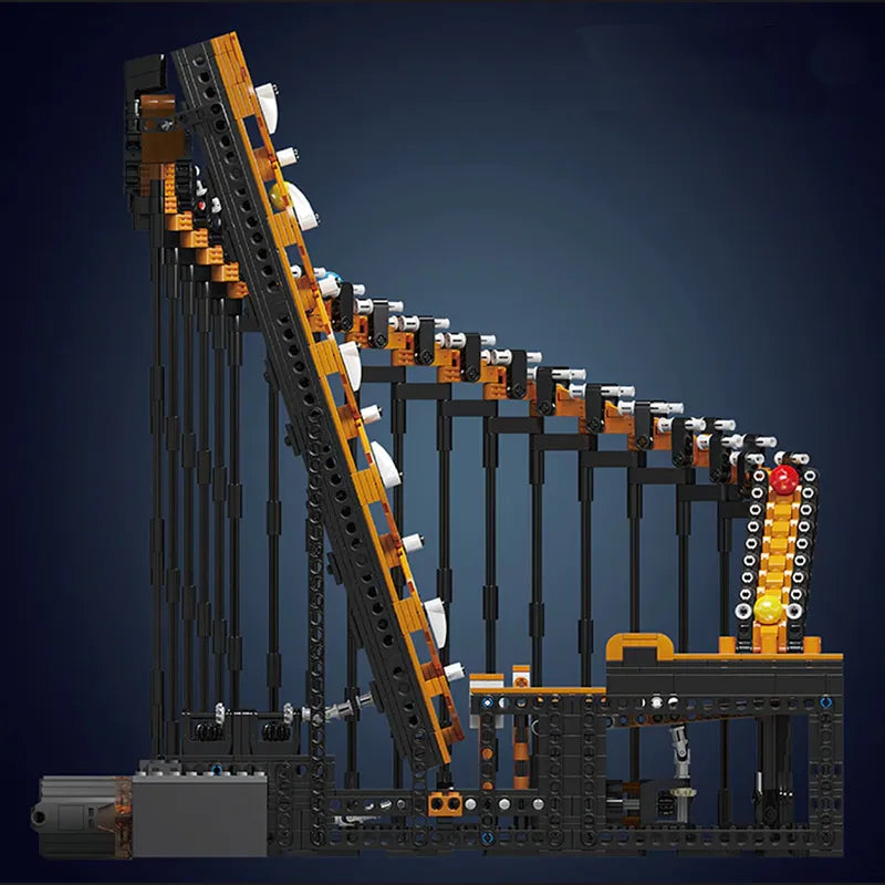 Motorised GBC Harp Track Marble Run 1508pcs-3