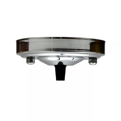 108mm Single Outlet Drop Metal Front Fitting Ceiling Rose~1451-1