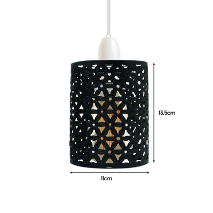 Metal Pattern Vintage Lamp Wire cage White Lamp Light~1999-2