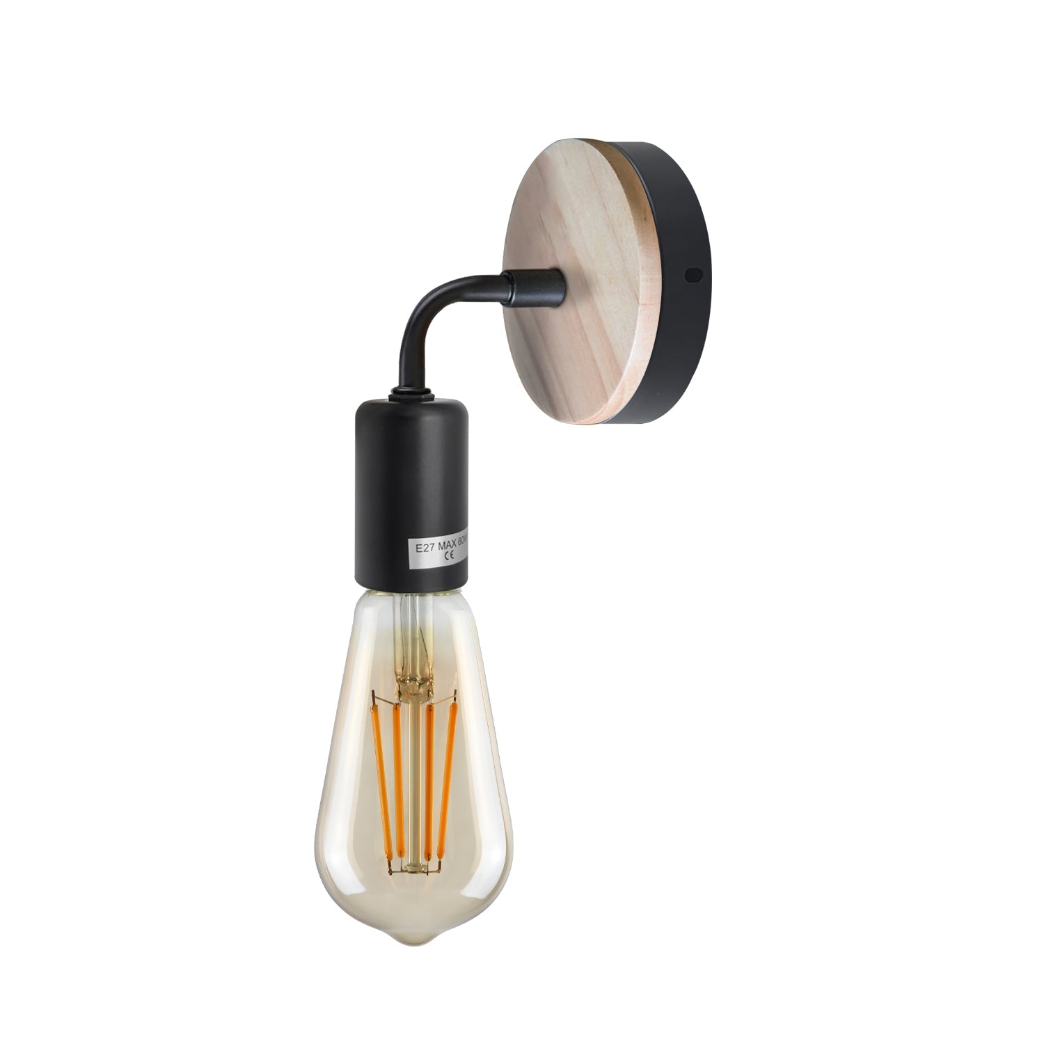 Wood bedside Wall lamp ~ 5120-5