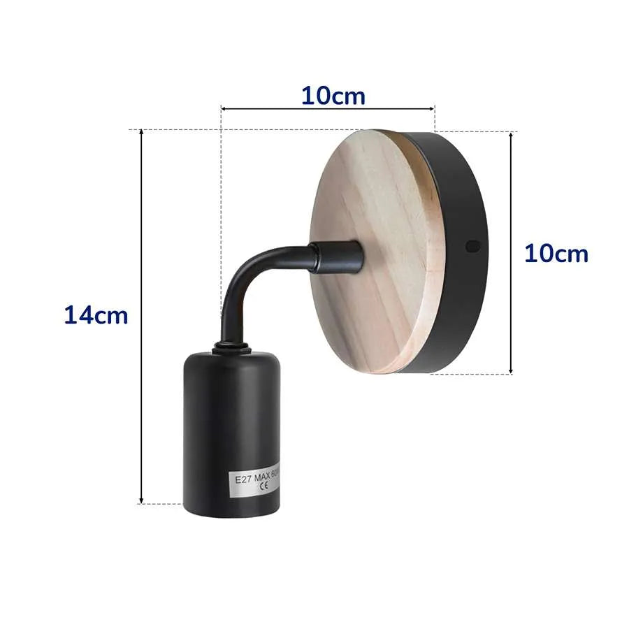 Wood bedside Wall lamp ~ 5120-2